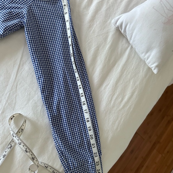 J. Crew Secret Wash Blue Gingham Button Down - Picture 4 of 5